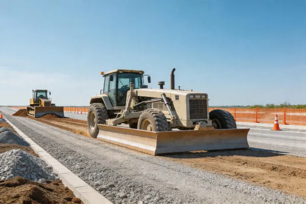 Road construction equipment