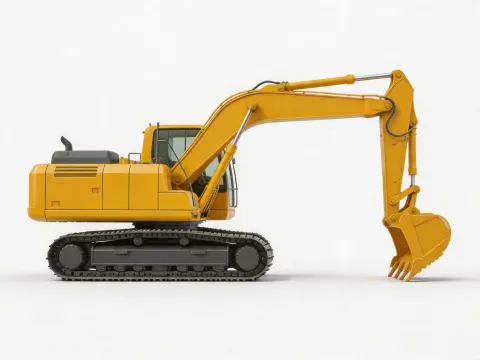 Caterpillar crawler excavator