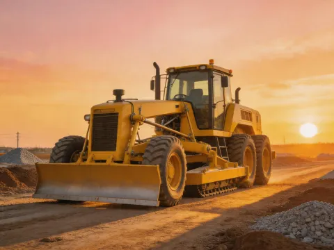 Caterpillar motor grader